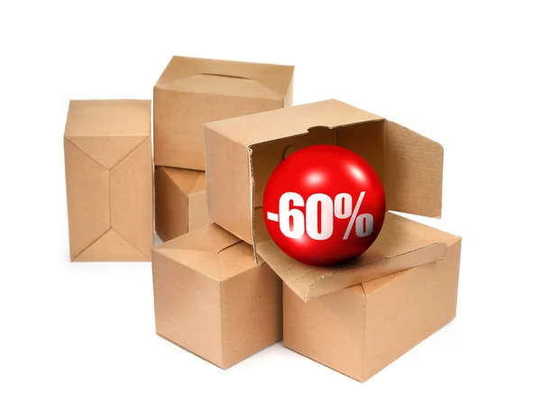 Sale concept -60% — Stock Photo, Image