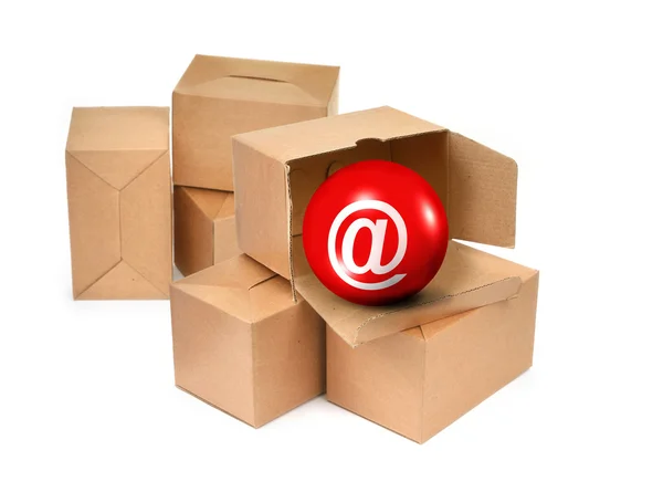 You have got mail in a box — Stock Photo, Image