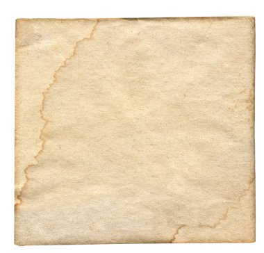 Piece of stained paper clipart