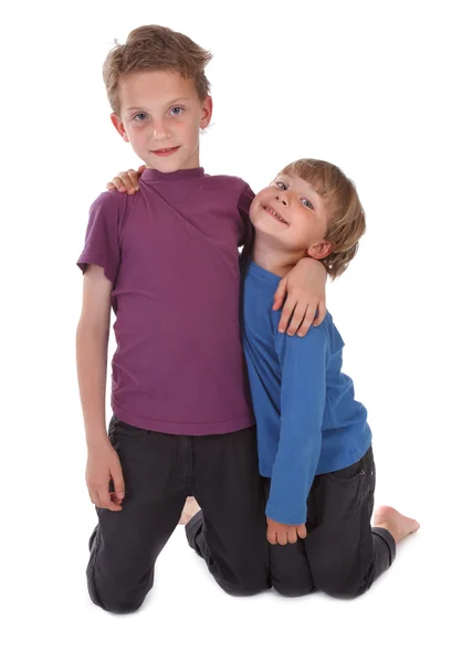 Two happy brothers — Stock Photo, Image