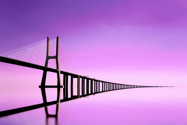 Мост Васко де Гамма — стоковое фото