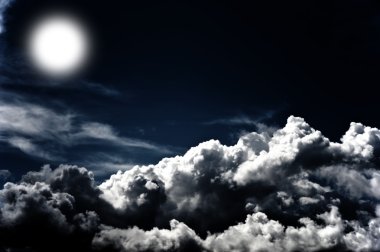 Cloudy sky clipart