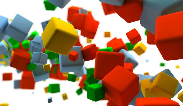 Cubos de colores — Foto de Stock