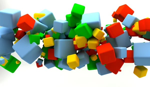 Colored cubes — Stock Photo, Image