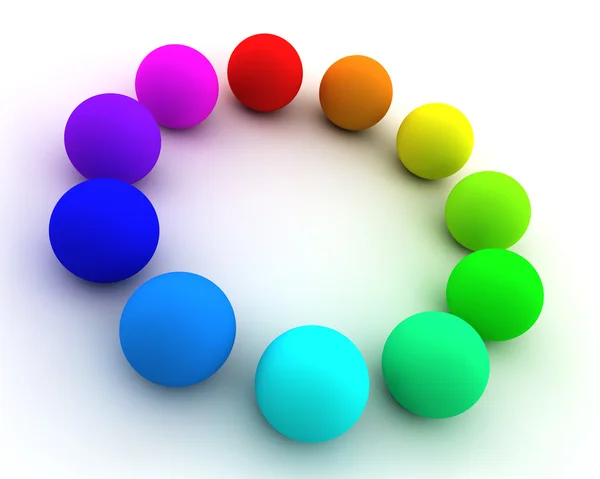 Esferas de colores — Foto de Stock