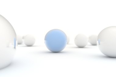 Blue ball clipart