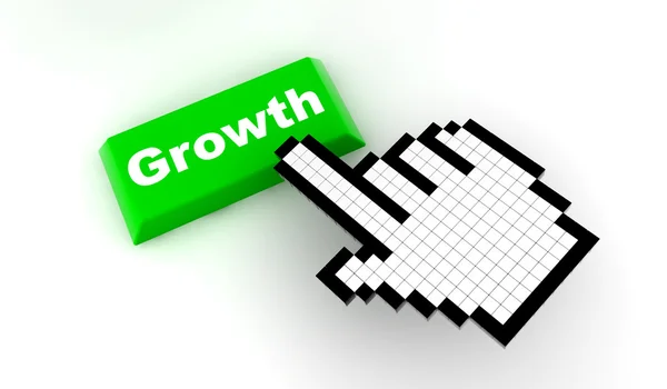 Cursor growth — Stock Photo, Image