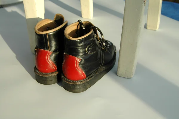Old childrens shoes — Stock Photo, Image