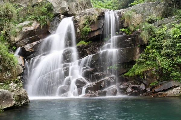 Double waterfall — Stock Photo, Image