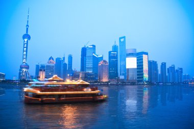 Shanghai skyline clipart