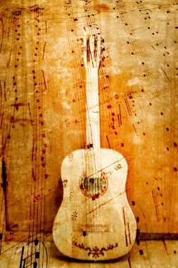 Acoustic guitar clipart