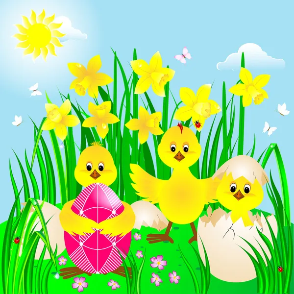 Easter day. — Stock Vector