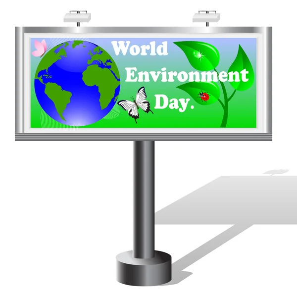 Всемирный день окружающей среды. — стоковый вектор
