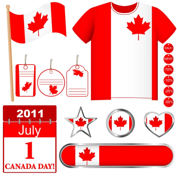 Dag van Canada. — Stockvector