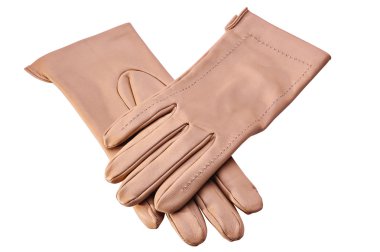 Female leather gloves clipart