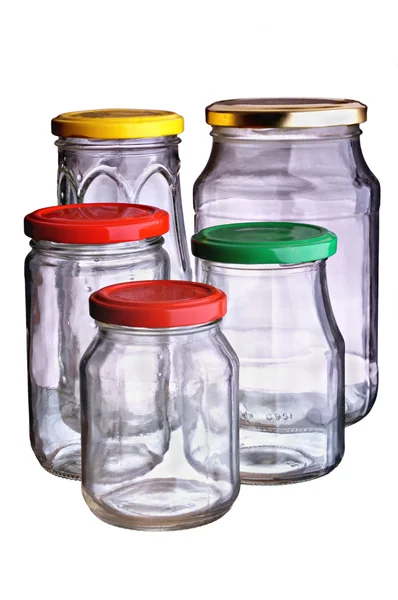 Glass jar — Stock Photo, Image
