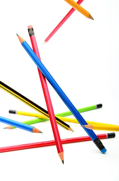 Flerfärgad pennor — Stockfoto