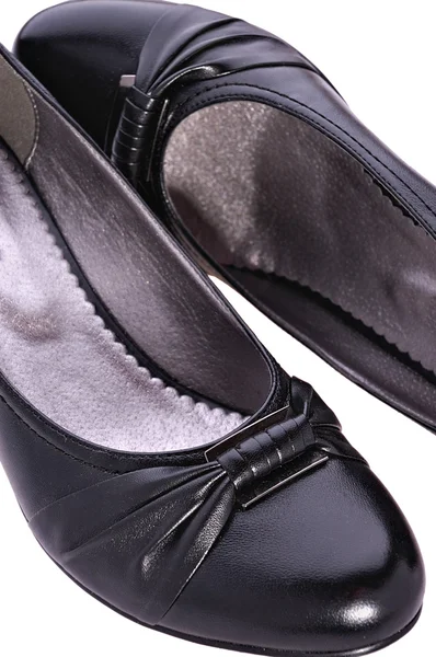 Fekete női cipő — Stock Fotó