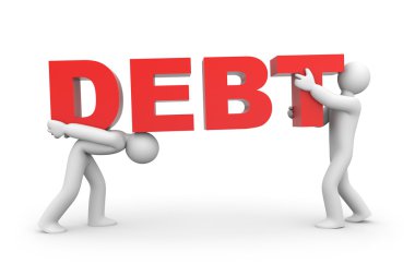 Debt clipart