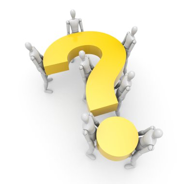 The collective decision of a question clipart