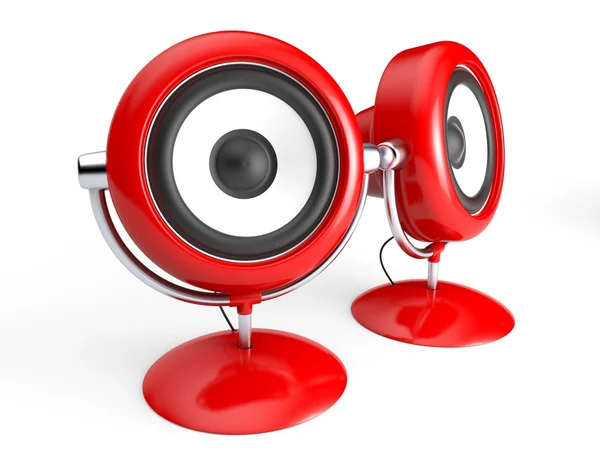 Retro speaker system — Stock Photo, Image