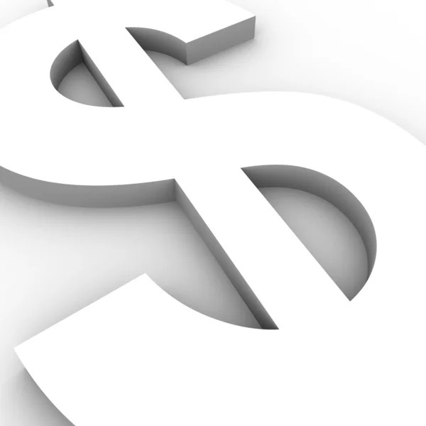 Conceptual dollar sign — Stock Photo, Image