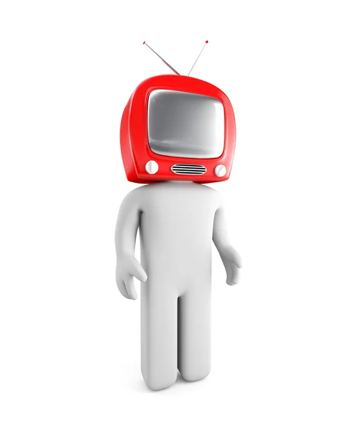 TV head — Stock Photo, Image