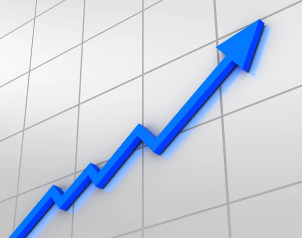 Üzleti grafikon — Stock Fotó