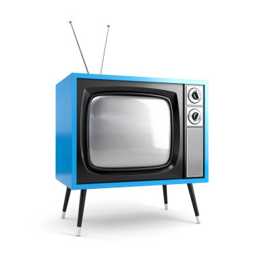 Stylish retro TV. More TV in my portfolio clipart