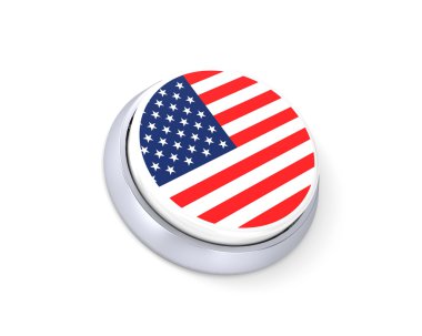 USA button clipart