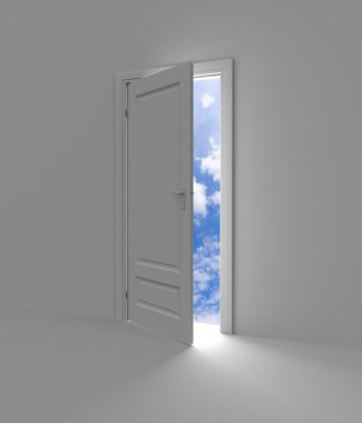 Door to sky clipart