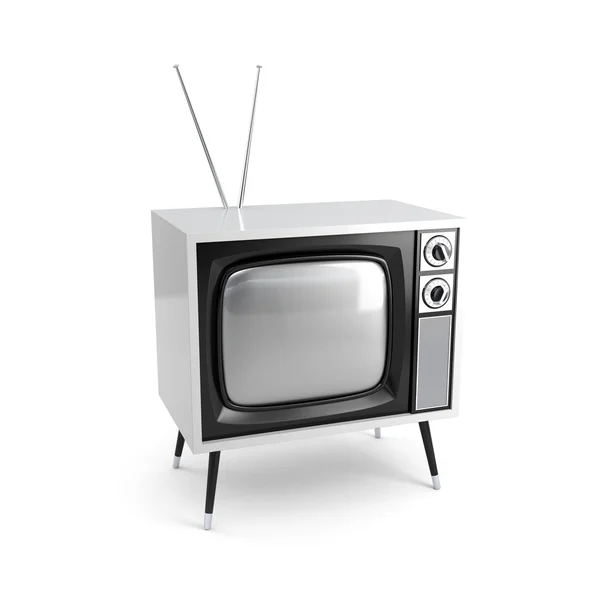 Стильный ретро-телевизор — стоковое фото