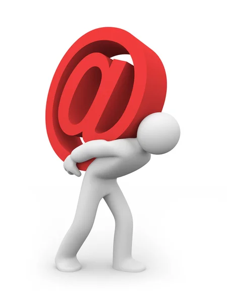 Email dura — Foto Stock
