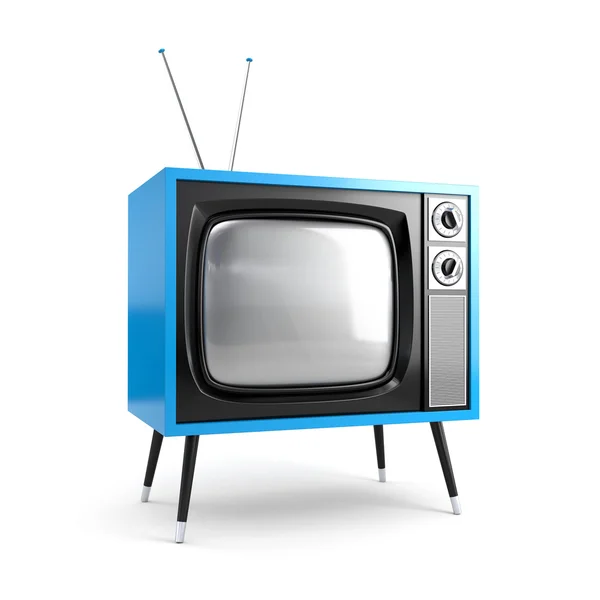 Stijlvolle retro tv. meer tv in mijn portefeuille — Stockfoto