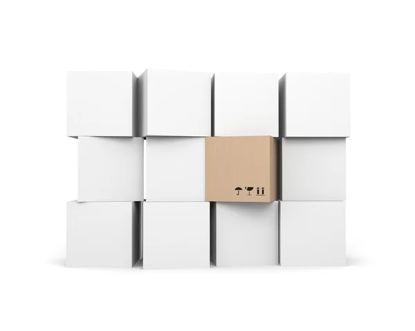 Package. Different concept — Stock Photo, Image