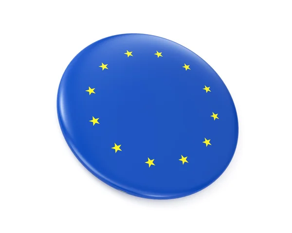 EURO flag (badge) — Stock Photo, Image