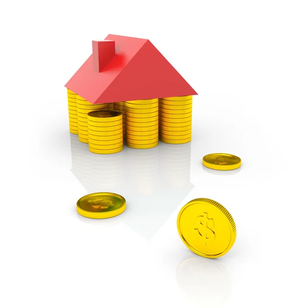 Acquisto o vendita di case, pagamento ipotecario ecc — Foto Stock