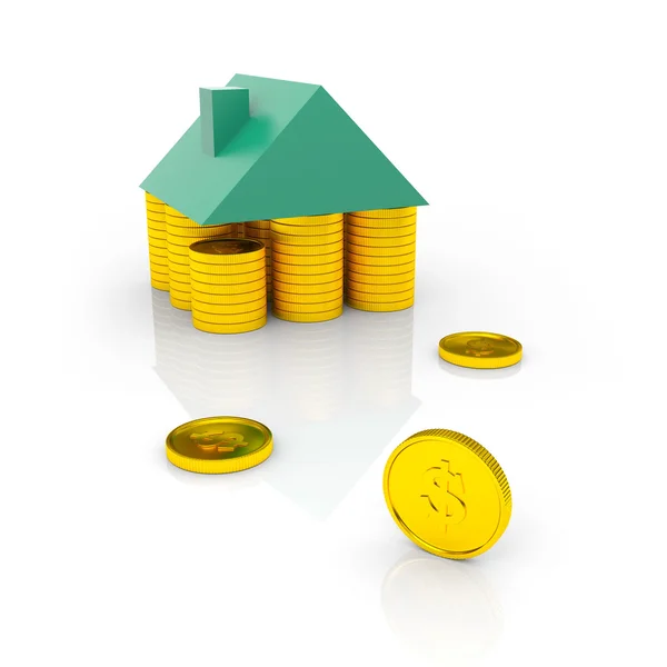 Aankoop of huis te koop, hypotheek betaling enz — Stockfoto