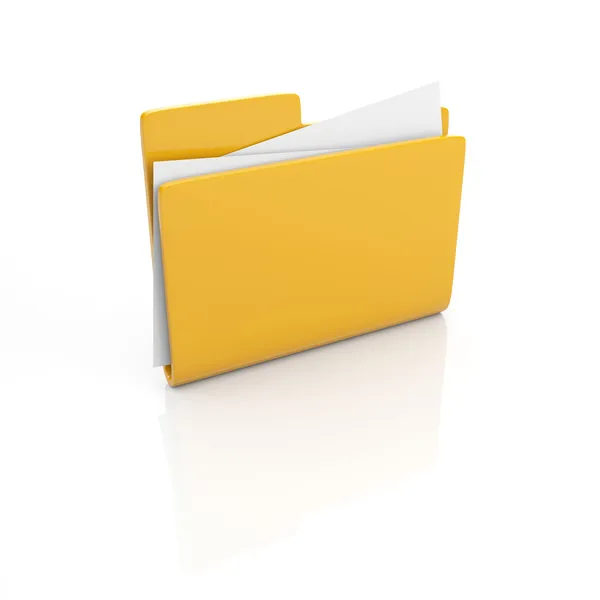 Folder icon 3d Royalty Free Stock Images