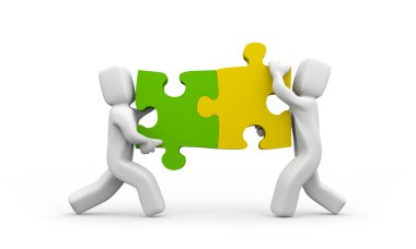 The successful agreement. concept clipart