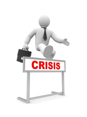 Overcoming the crisis clipart