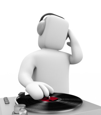 DJ scratched clipart