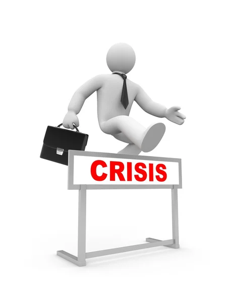 Die Überwindung der Krise — Stockfoto