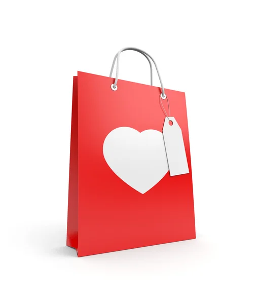 Bag for Valentine's day — Stock Photo, Image