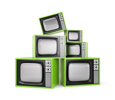 Heap of Retro TV clipart