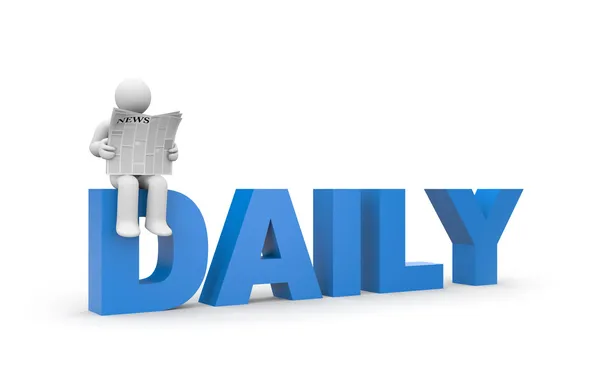 Daily news — Stock Photo, Image