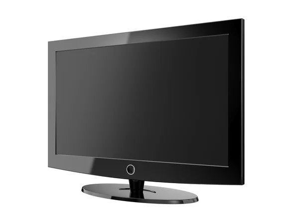 Televisão widescreen moderna — Fotografia de Stock