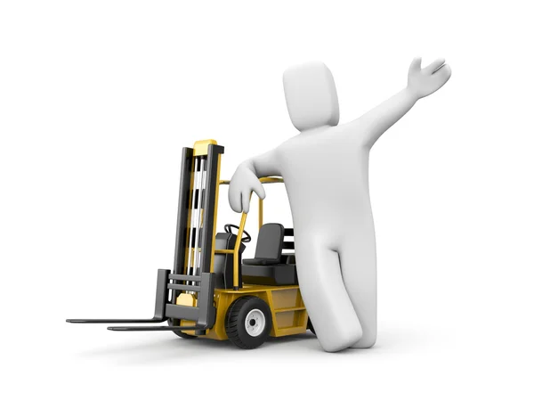 stock image Forklift service