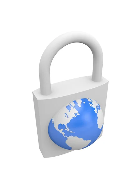 Locked world — Stock Photo, Image