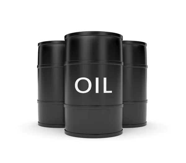 Нефтяные бочки — стоковое фото